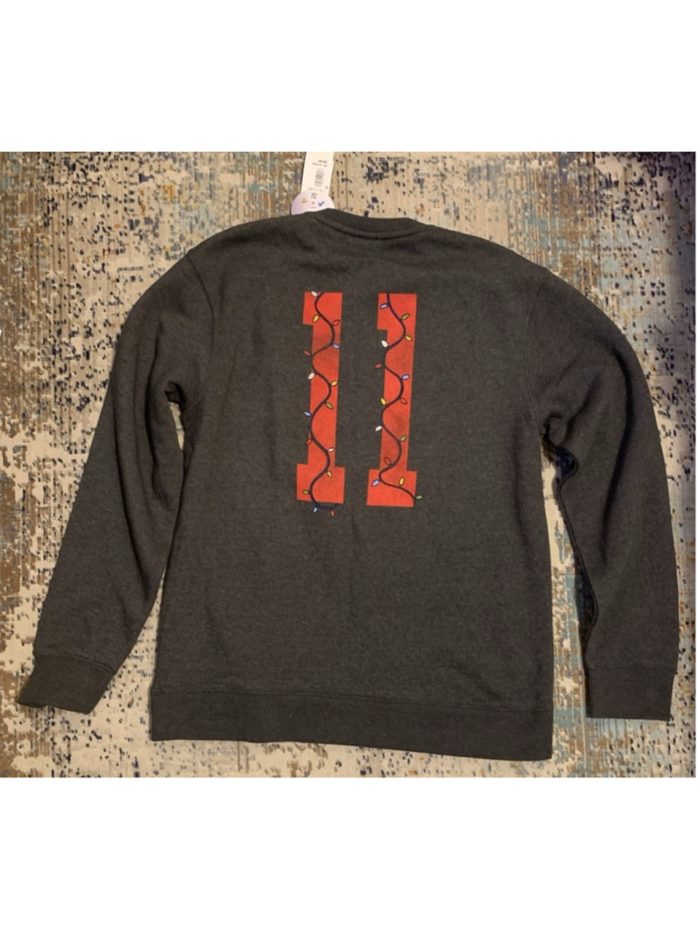 Stranger Things NFL Holiday Sweater #11 On Back - Size Medium- New With Tags - Picture 6 of 9